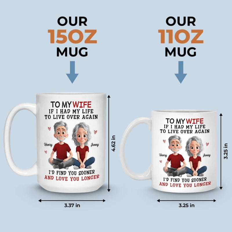 Custom Mug - Personalized Anniversary Wedding Gifts For Husband And Wife, Him And Her - Together Feels Like Home Always