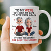 Custom Mug - Personalized Anniversary Wedding Gifts For Husband And Wife, Him And Her - Together Feels Like Home Always