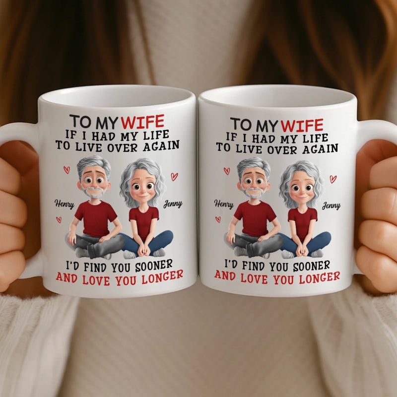 Custom Mug - Personalized Anniversary Wedding Gifts For Husband And Wife, Him And Her - Together Feels Like Home Always