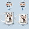 Custom Photo Magazine Mug - Personalized Birthday Gifts For Dog Lovers, Dog Dad And Mom - Captured Love In A Cup