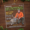 Custom Photo Magazine Acrylic Ornament - Personalized Christmas Birthday Hunting Gifts For Hunters - Buck Season Is My Reason