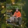 Custom Photo Magazine Acrylic Ornament - Personalized Christmas Birthday Hunting Gifts For Hunters - Buck Season Is My Reason