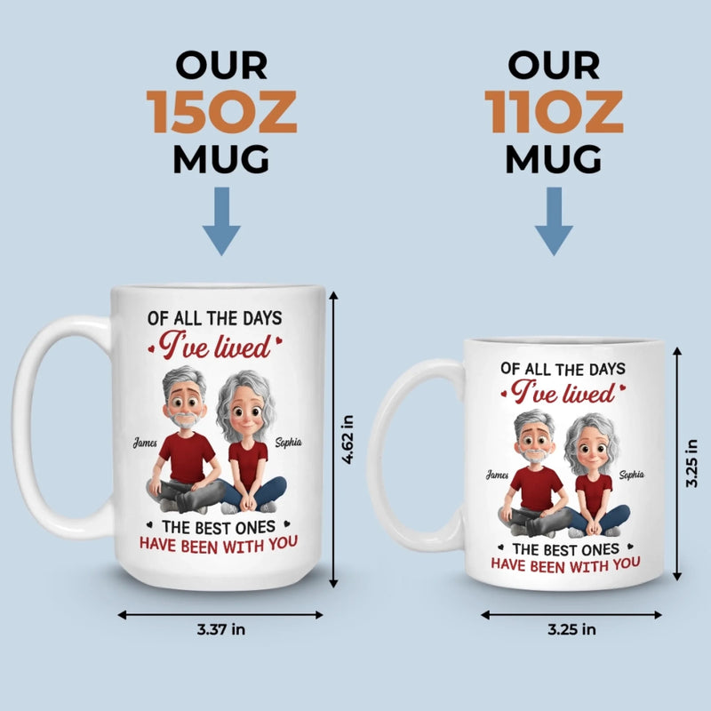 Custom Mug - Personalized Anniversary Wedding Gifts For Husband And Wife, Him And Her - You Me Always Better Together