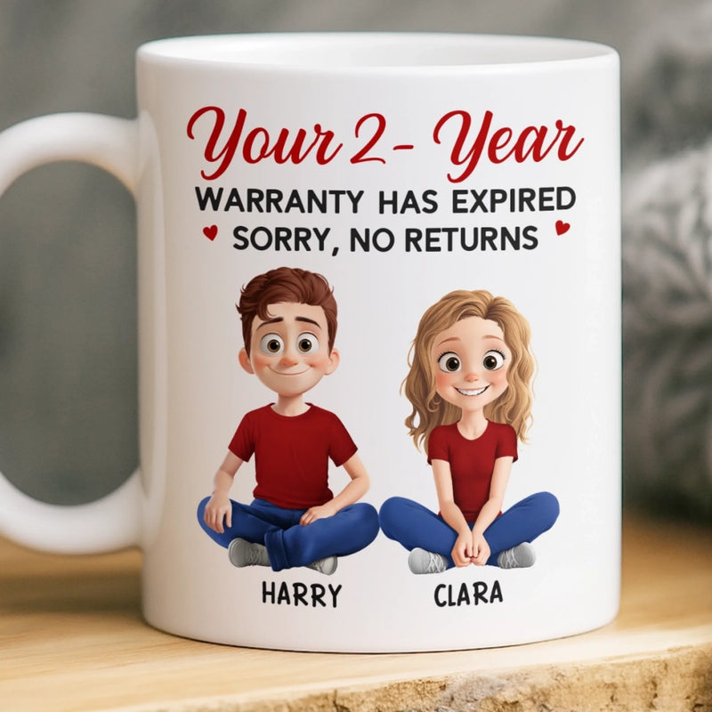 Custom Mug - Personalized Anniversary Wedding Gifts For Husband And Wife, Him And Her - Loving You Is My Favorite