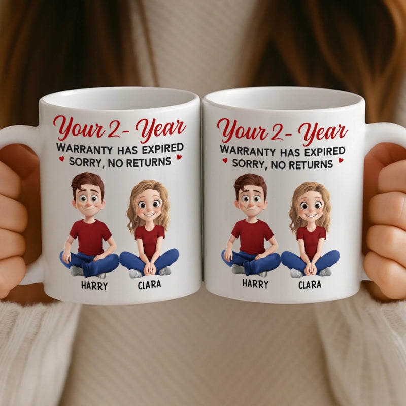 Custom Mug - Personalized Anniversary Wedding Gifts For Husband And Wife, Him And Her - Loving You Is My Favorite