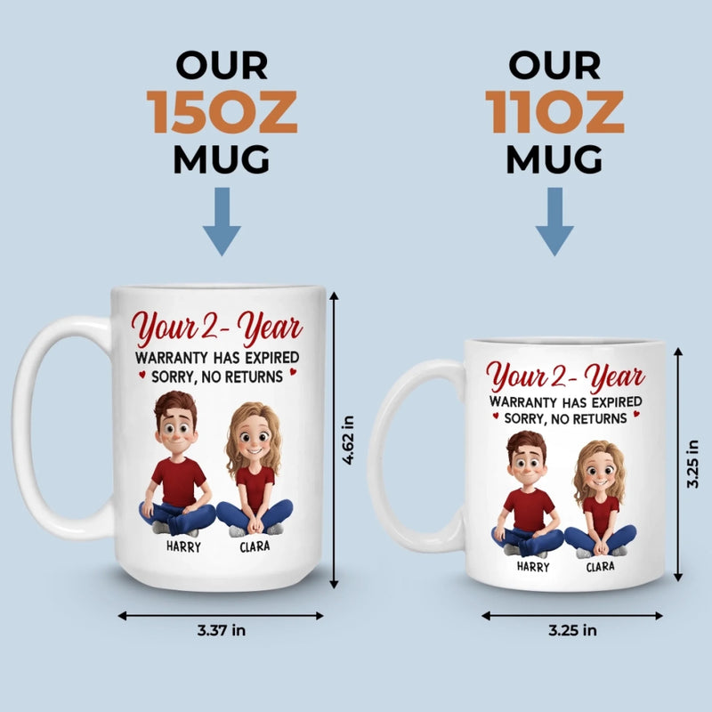 Custom Mug - Personalized Anniversary Wedding Gifts For Husband And Wife, Him And Her - Loving You Is My Favorite