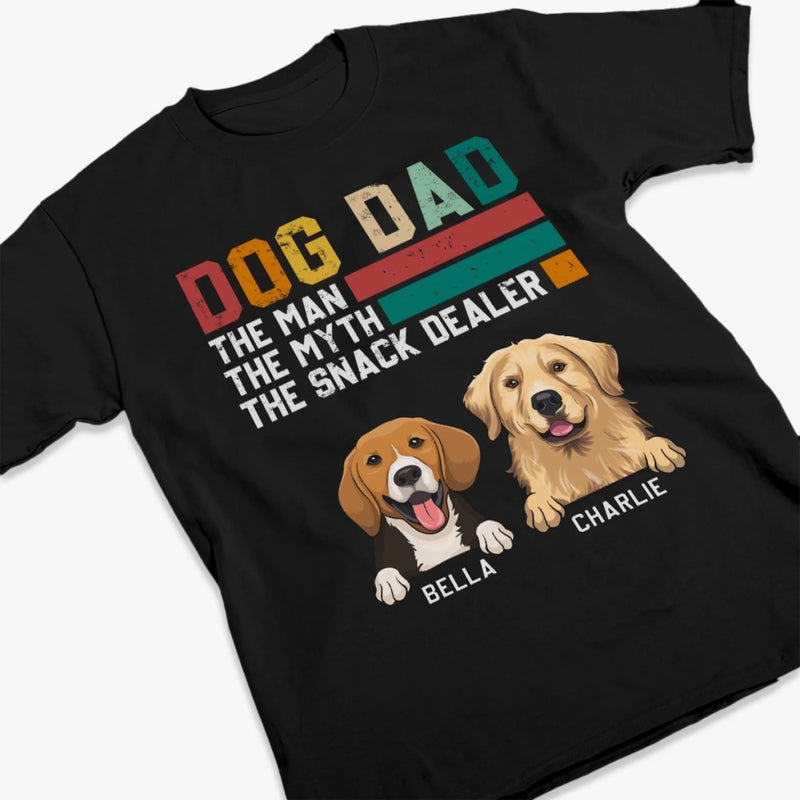 Custom Unisex T-shirt, Premium T-shirt, Hoodie - Personalized Birthday Gifts For Dog Lovers, Dog Dad And Mom - Official Treat Distributor