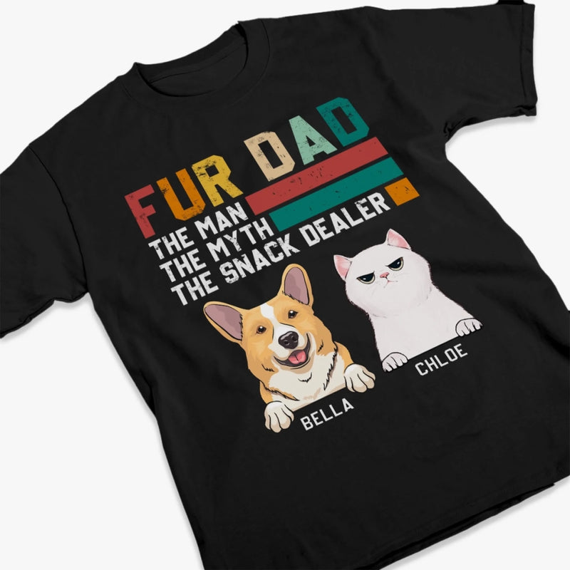 Custom Unisex T-shirt, Premium T-shirt, Hoodie - Personalized Birthday Gifts For Dog Cat Lovers, Dog Dad And Mom, Cat Owners - Pawternity Life Chose Me