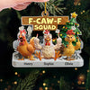 Custom Acrylic Ornament - Personalized Christmas Funny Gifts For Coworker, Work Bestie - Office Chaos Crew