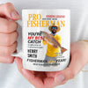 Custom Photo Magazine Mug - Personalized Birthday Gifts For Fisherman - Hooked On A Good Day
