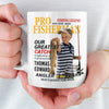 Custom Photo Magazine Mug - Personalized Birthday Gifts For Fisherman - Small Kid Big Happy