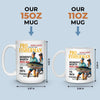Custom Photo Magazine Mug - Personalized Birthday Gifts For Fisherman - The Catch Of A Lifetime