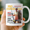 Custom Photo Magazine Mug - Personalized Birthday Gifts For Fisherman - Hooked On The Outdoors