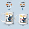 Custom Photo Magazine Mug - Personalized Birthday Gifts For Fisherman - Catching Sunshine All Day