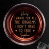 Custom Whiskey Glass - Personalized Anniversary Wedding Gifts For Husband And Wife, Him And Her, Wine, Bourbon, Whiskey Lovers - You Me Same Vibes Forever