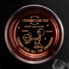 Custom Whiskey Glass - Personalized Anniversary Wedding Gifts For Husband And Wife, Him And Her, Wine, Bourbon, Whiskey Lovers - My Favorite Person Since Always