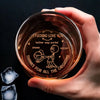 Custom Whiskey Glass - Personalized Anniversary Wedding Gifts For Husband And Wife, Him And Her, Wine, Bourbon, Whiskey Lovers - My Favorite Person Since Always