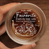 Custom Whiskey Glass - Personalized Anniversary Wedding Gifts For Husband And Wife, Him And Her, Wine, Bourbon, Whiskey Lovers - Laughing Loving Living With You