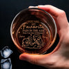 Custom Whiskey Glass - Personalized Anniversary Wedding Gifts For Husband And Wife, Him And Her, Wine, Bourbon, Whiskey Lovers - Laughing Loving Living With You
