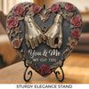 Custom Heart Shaped Memorial Stone - Personalized Anniversary Wedding Gifts For Husband And Wife, Him And Her - Still My Heart