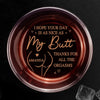 Custom Whiskey Glass - Personalized Anniversary Wedding Gifts For Husband And Wife, Him And Her, Wine, Bourbon, Whiskey Lovers - Together Feels Right Every Time