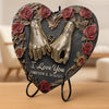 Custom Heart Shaped Memorial Stone - Personalized Anniversary Wedding Gifts For Husband And Wife, Him And Her - Still My Heart