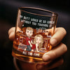 Custom Whiskey Glass - Personalized Anniversary Wedding Gifts For Husband And Wife, Him And Her - Still Crushing On You Daily