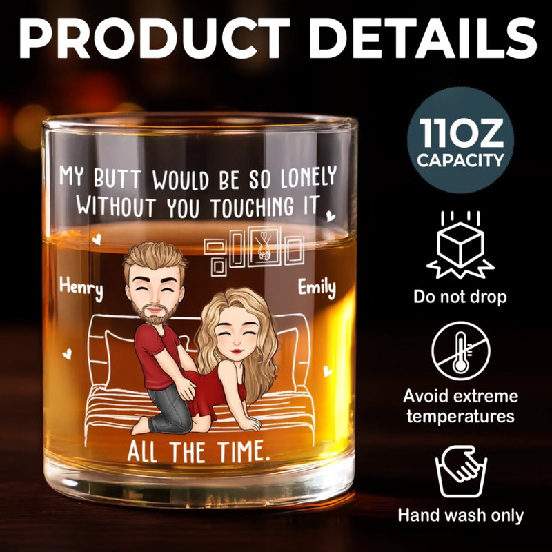 Custom Whiskey Glass - Personalized Anniversary Wedding Gifts For Husband And Wife, Him And Her - Still Crushing On You Daily