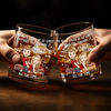 Custom Whiskey Glass - Personalized Anniversary Wedding Gifts For Husband And Wife, Him And Her - Still Crushing On You Daily