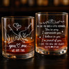 Custom Whiskey Glass - Personalized Anniversary Wedding Gifts For Husband And Wife, Him And Her - You Make Every Day Better