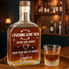 Custom Whiskey Bottle - Personalized Anniversary Wedding Gifts For Husband And Wife, Him And Her - Soulmates In Our Own Way