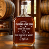 Custom Whiskey Bottle - Personalized Anniversary Wedding Gifts For Husband And Wife, Him And Her - Soulmates In Our Own Way