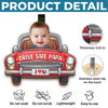 Custom Photo Car Visor Clip - Personalized Birthday Gifts For Dad, Grandpa - Carry My Love With You