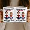 Custom Mug - Personalized Anniversary Wedding Gifts For Husband And Wife, Him And Her - My Safe Place Is You