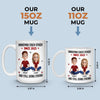 Custom Mug - Personalized Anniversary Wedding Gifts For Husband And Wife, Him And Her - My Safe Place Is You