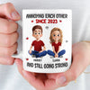 Custom Mug - Personalized Anniversary Wedding Gifts For Husband And Wife, Him And Her - My Safe Place Is You