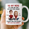 Custom Mug - Personalized Anniversary Wedding Gifts For Husband And Wife, Him And Her - Love You More Every Sunrise