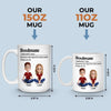 Custom Mug - Personalized Anniversary Wedding Gifts For Husband And Wife, Him And Her - You Make Life Extra Sweet