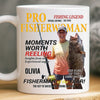 Custom Photo Magazine Mug - Personalized Birthday Gifts For Fisherman - Hooked On The Outdoors