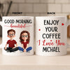 Custom Mug - Personalized Anniversary Wedding Gifts For Husband And Wife, Him And Her - Better Together Since Day One