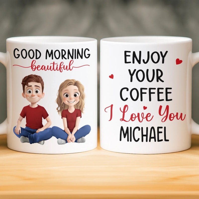 Custom Mug - Personalized Anniversary Wedding Gifts For Husband And Wife, Him And Her - Better Together Since Day One