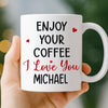 Custom Mug - Personalized Anniversary Wedding Gifts For Husband And Wife, Him And Her - Better Together Since Day One