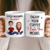 Custom Mug - Personalized Anniversary Wedding Gifts For Husband And Wife, Him And Her - Better Together Since Day One