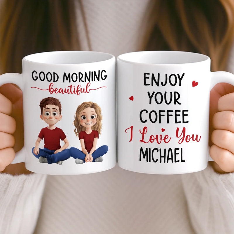 Custom Mug - Personalized Anniversary Wedding Gifts For Husband And Wife, Him And Her - Better Together Since Day One