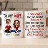 Custom Mug - Personalized Anniversary Wedding Gifts For Husband And Wife, Him And Her - You Me All The Way