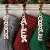Custom Marshmallow Letter Wooden Ornament - Personalized Christmas Birthday Gifts For Mom, Dad, Brother, Sister, Kids - Growing Love One Day At A Time