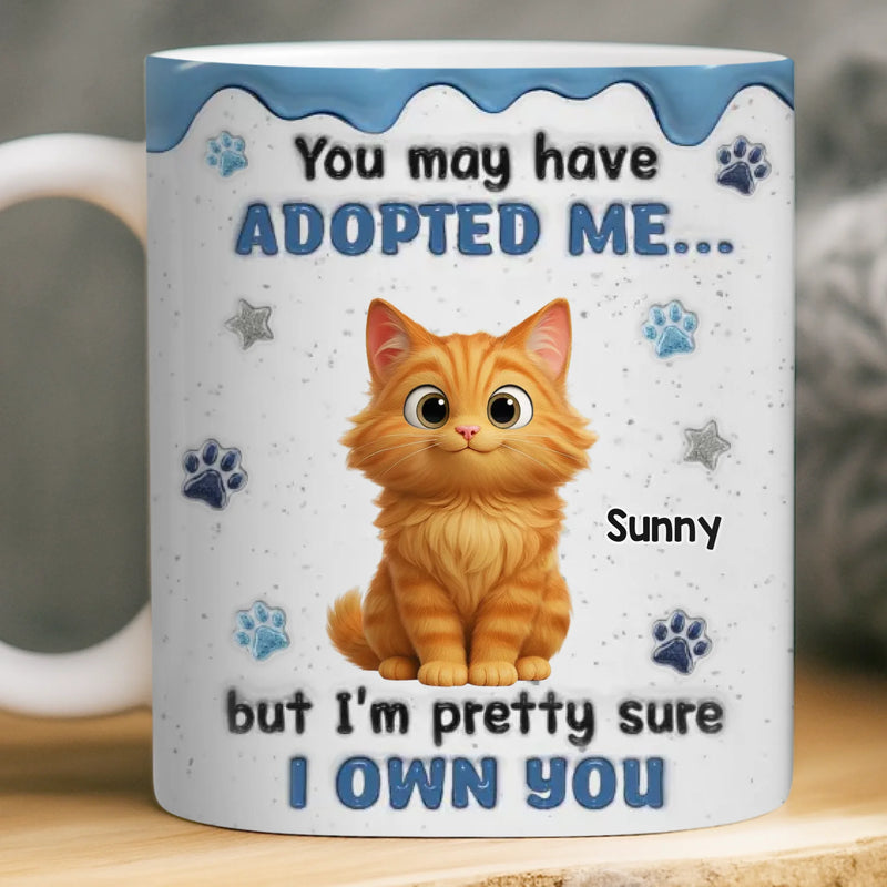 Custom Mug - Personalized Birthday Gifts For Cat Lovers, Cat Mom And Dad - My Cats Own My Heart