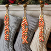 Custom Candy Cane Letter Wooden Ornament - Personalized Christmas Birthday Gifts For Mom, Dad, Brother, Sister, Kids - A Treat That Never Melts