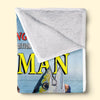 Custom Photo Magazine Blanket - Personalized Christmas Birthday Fishing Gifts For Fisherman - Masters Of The Deep