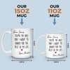 Custom Mug - Personalized Anniversary Wedding Gifts For Husband And Wife, Him And Her - Still Crushing On You Always